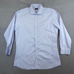 Proper Cloth Shirt Long Sleeve Button Up Blue Size XXL